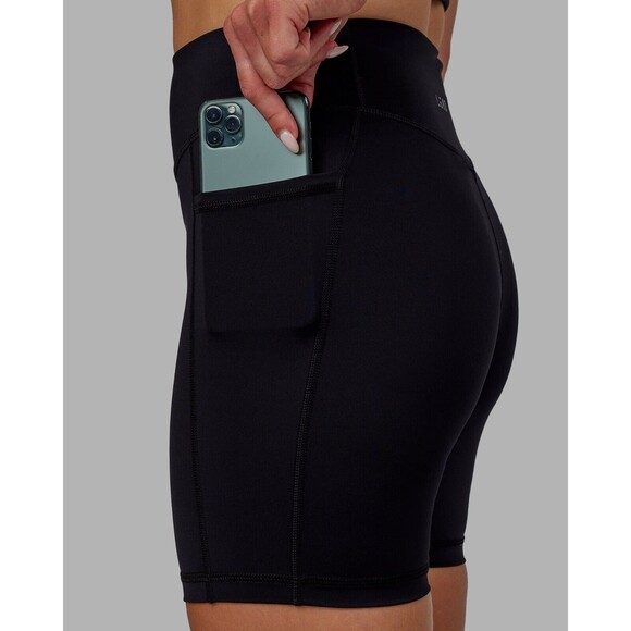 LSKD Elite Mid Shorts with Pockets Black Small MSRP $90 - Picture 3 of 8
